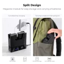K&F Concept hordozható moduláris dupla töltő, 2db NP-FZ100 akkumulátorhoz