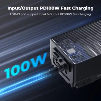   K&F Concept V-Mount akkumulátor, 99Wh, 14.8V, 6700mAH, 100W, BP, dual D-TAP, szürke