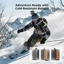 K&F Concept tripla USB-C akkumulátor töltő +3db DJI Osmo 360, Action 5 Pro/4/3 akku 2100mAh