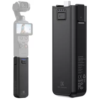   K&F Concept akkus markolat DJI Osmo Pocket 3/4-hez, 5000 mAh, gyorstöltéssel