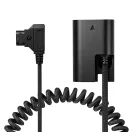 K&F Concept Canon LP-E6P vakakku D-Tap tápkábellel, LP-E6NH/LP-E6N/LP-E6 kompatibilis