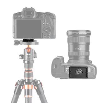   K&F Concept KF31.030 Arca Swiss alumínium gyors-cseretalp, szabványos 1/4"-es csavarral