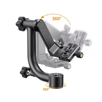   K&F Concept gimbal állványfej, arca swiss, magnézium-alumínium