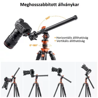   K&F Concept elforgatható univerzális középoszlop, állványokhoz