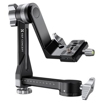   K&F Concept gimbal állványfej, arca swiss, CNC alumínium ötvözet