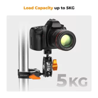   K&F Concept MS-14 magic arm, 360°-os forgás, dupla gömbfej, 5kg teherbírás,