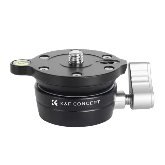   K&F Concept LB-60 panoráma állvány fej, 10kg teherbírás, 3/8"-os csatlakozás, vízszintjelző