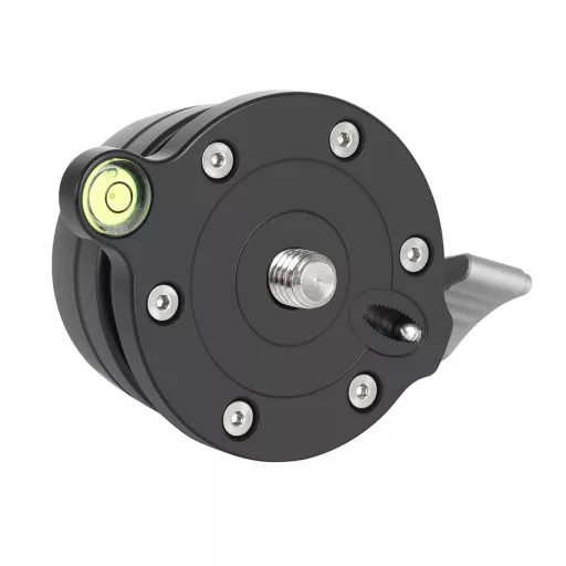 K&F Concept LB-60 panoráma állvány fej, 10kg teherbírás, 3/8"-os csatlakozás, vízszintjelző