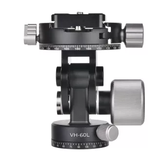   K&F Concept VH-60L dupla panoráma állvány fej, 10kg teherbírás, arca swiss, vízszintjelző