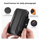 K&F Concept 28 rekeszes memóriakártya tartó doboz, víz, por, esésálló, 28db microSD kártya