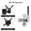 K&F Concept nyakba akasztható akciókamera tartó, GoPro és DJI Pocket 3 adapter
