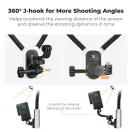K&F Concept nyakba akasztható akciókamera tartó, GoPro és DJI Pocket 3 adapter