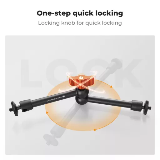 K&F Concept MS-32 magic arm, 25cm + super clamp, satu, 15-55mm
