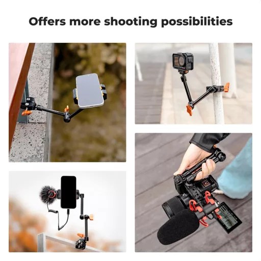 K&F Concept MS-32 magic arm, 25cm + super clamp, satu, 15-55mm