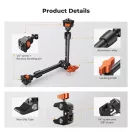 K&F Concept MS-33 magic arm, 28cm + super clamp, satu, 15-55mm