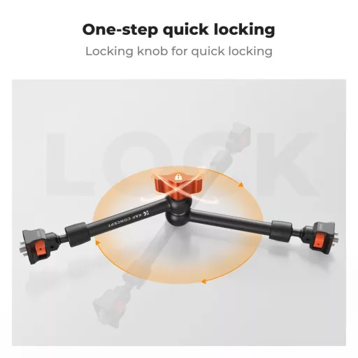 K&F Concept MS-33 magic arm, 28cm + super clamp, satu, 15-55mm