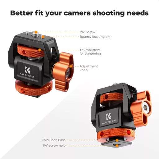 K&F Concept MS-42 vakupapucsba illeszthető monitor adapter