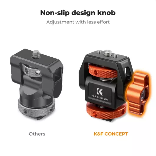 K&F Concept MS-42 vakupapucsba illeszthető monitor adapter