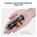 K&F Concept MS14 magic arm, 360°-os forgás, dupla gömbfej, 2kg teherbírás,