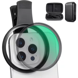   K&F Concept unverzális csipeszes szűrőtartó mobiltelefonokhoz, 67mm