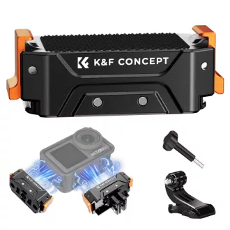   K&F Concept mágneses gyorscsatlakozó adapter akciókamerához, DJI Osmo Action 3/4/5 Pro