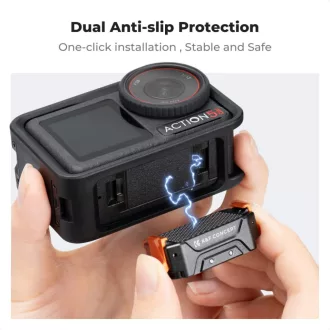   K&F Concept mágneses gyorscsatlakozó adapter akciókamerához, DJI Osmo Action 3/4/5 Pro