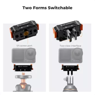   K&F Concept mágneses gyorscsatlakozó adapter akciókamerához, DJI Osmo Action 3/4/5 Pro