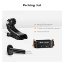 K&F Concept mágneses gyorscsatlakozó adapter akciókamerához, DJI Osmo Action 3/4/5 Pro