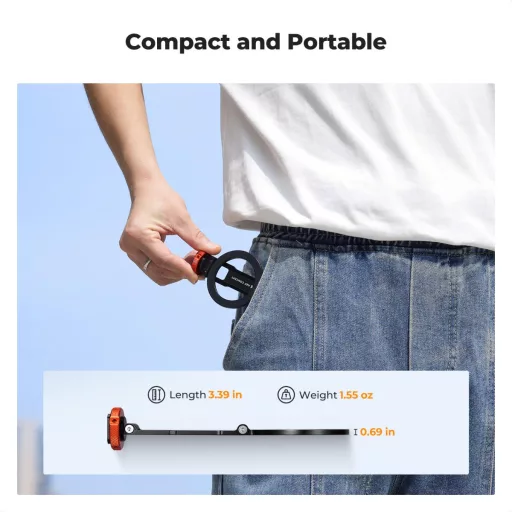 K&F Concept MS-61 ultra slim vakupapucsba illeszthető Magsafe adapter