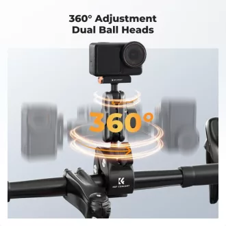   K&F Concept MS-101 csőre szerelhető satu 8-40mm átmérőhöz, magic arm, DJI Action3/4/5 Pro/Osmo 360