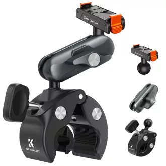   K&F Concept MS-102 dupla satu/bilincs 8-40mm átmérőhöz, magic arm