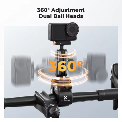 K&F Concept MS-102 dupla satu/bilincs 8-40mm átmérőhöz, magic arm