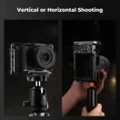 K&F Concept kamera keret, cage, Sony ZV-E10 II kompatibilis, NATO, ARRI, vakupapucs