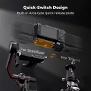 K&F Concept kamera keret, cage, Sony ZV-E1 kompatibilis, NATO, ARRI, vakupapucs