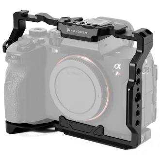   K&F Concept kamera keret, cage, Sony A7M5/A7M4/A7R5 kompatibilis, NATO, ARRI, vakupapucs