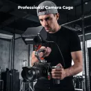 K&F Concept kamera keret, cage, Sony A7M5/A7M4/A7R5 kompatibilis, NATO, ARRI, vakupapucs