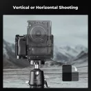 K&F Concept kamera keret, cage, Sony A6000/A6300/A6400 kompatibilis, NATO, ARRI, vakupapucs