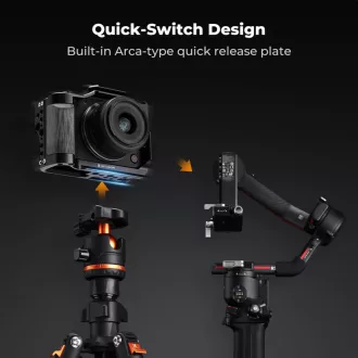   K&F Concept kamera keret, cage, Canon R50V kompatibilis, ARRI, vakupapucs