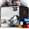 K&F Concept mini photo studio light box, fénysátor, 30cm, 120LED, 3000-5600K, 6db különböző háttér