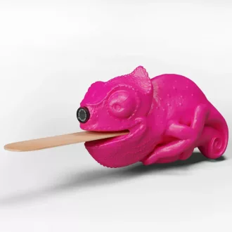   Kaméleon Kamera, gyerekbarát torokvizsgáló, USB endoszkópkamera kép- és videóátvitellel, rózsaszín