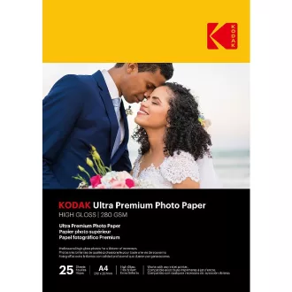   KODAK Ultra Premium fotópapír - RC Gloss 280g, A4, 21x29,7cm, 25db