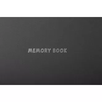   Kodak Memory fotó abum, öntapadó fólia, 32,5x33 cm, 20oldal/40lap, szövet borító, fekete