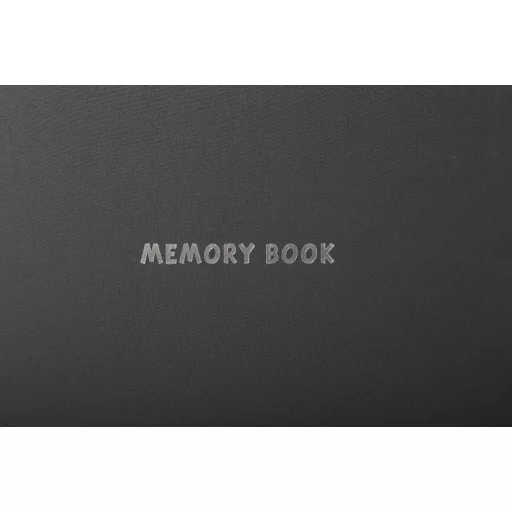 Kodak Memory fotó abum, öntapadó fólia, 32,5x33 cm, 20oldal/40lap, szövet borító, fekete