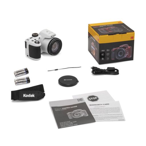 Kodak Pixpro AZ405 digitális fényképezőgép, fehér