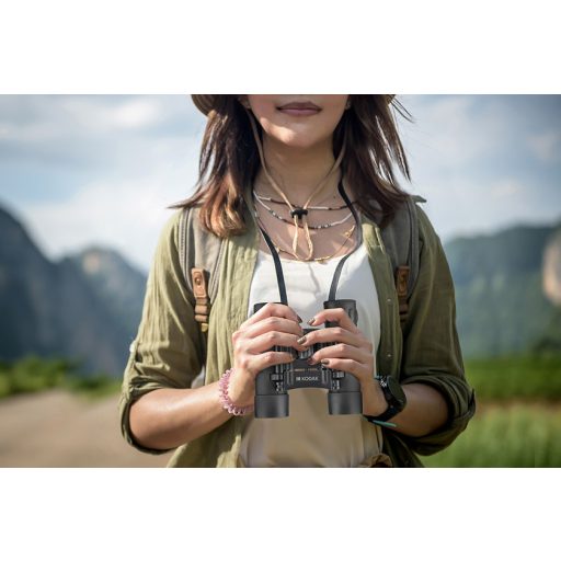 Kodak BCS400 távcső, 10x25, K9 prizma, gumírozott borítás, fekete