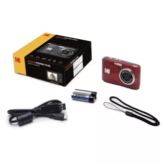   Kodak Pixpro FZ45 kompakt, digitális fényképezőgép, piros