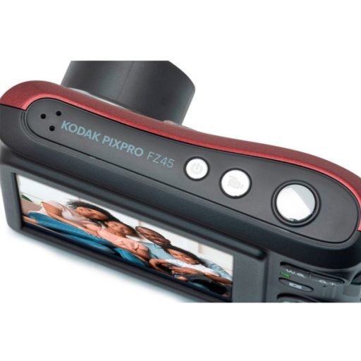 Kodak Pixpro FZ45 kompakt, digitális fényképezőgép, piros