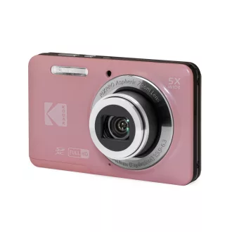  Kodak Pixpro FZ55 nagy teljesítményű kompakt digitális fényképezőgép, rózsaszín