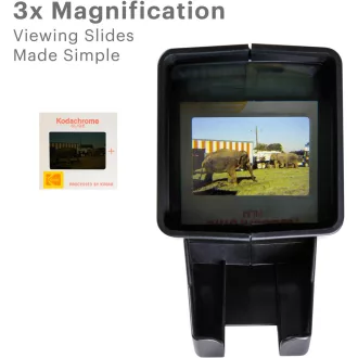   Kodak Slide Viewer, 35mm-es kisfilm és dianézegető, 3x-os nagyítás, led átvilágítás