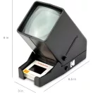 Kodak Slide Viewer, 35mm-es kisfilm és dianézegető, 3x-os nagyítás, led átvilágítás